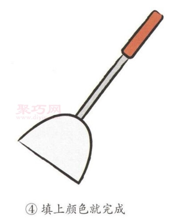 How to draw a spatula simple and beautiful Simple drawing tutorial of a spatula