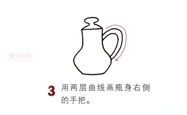 How to draw a kettle. Steps to draw a kettle.