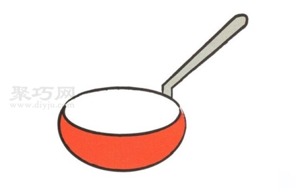 How to draw a pan in the simplest way. How to draw a pan in simple strokes