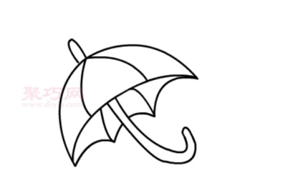 Tutorial on how to draw a small umbrella. Let’s learn how to draw a small umbrella in simple strokes.