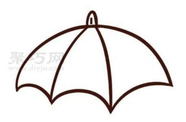 How to draw an umbrella simply and beautifully. Learn how to draw an umbrella in simple strokes.