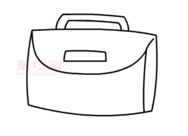 How to draw a briefcase well? Learn how to draw a briefcase with simple strokes