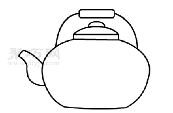 How to draw a kettle simple and beautiful. Let’s take a look at the simple steps of drawing a kettle.