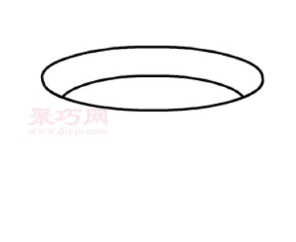 Xiaoju teaches you to draw a bowl of soup. Children draw a bowl of soup with simple strokes.