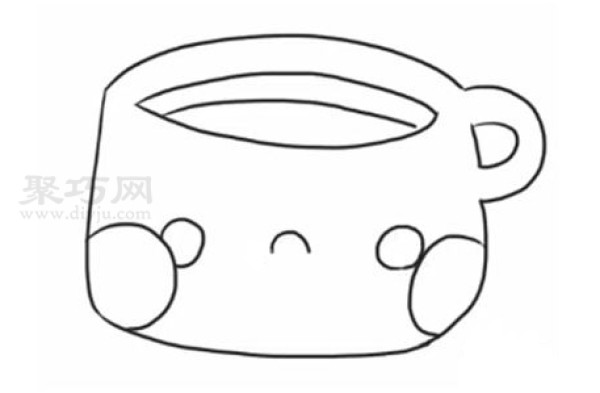 Illustration of how to draw a teacup. Let’s learn how to draw a teacup in simple strokes.