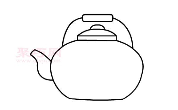 How to draw a kettle simple and beautiful. Let’s take a look at the simple steps of drawing a kettle.