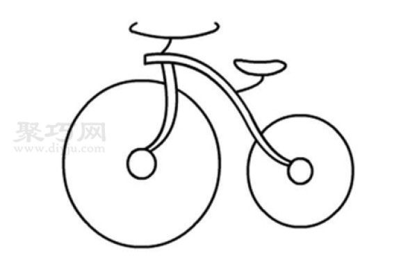 Teach you how to draw a bicycle step by step