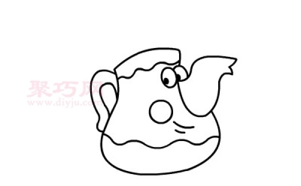 How to draw a teapot. Teach you how to draw a teapot step by step.