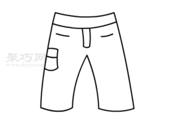 Simple drawing method for children to draw pants. Let’s learn how to draw pants with simple strokes.