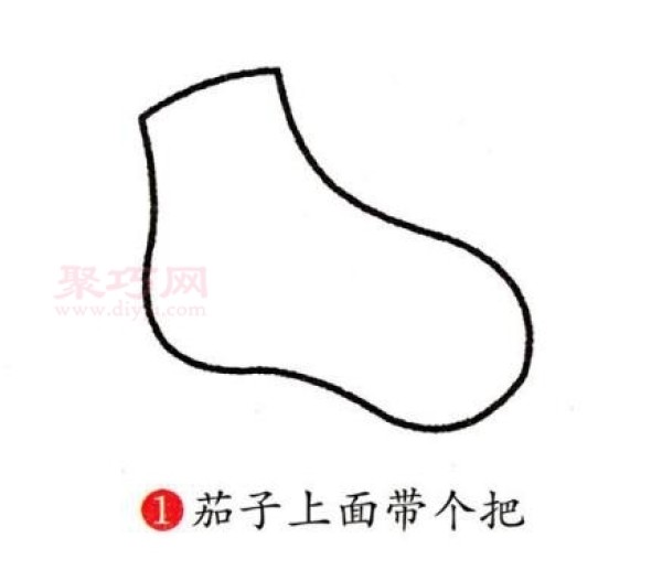 Simple drawing method of socks