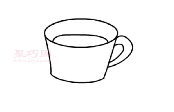 Coffee simple drawing tutorial simple and beautiful