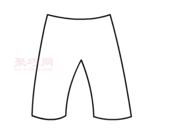 Simple drawing method for children to draw pants. Let’s learn how to draw pants with simple strokes.