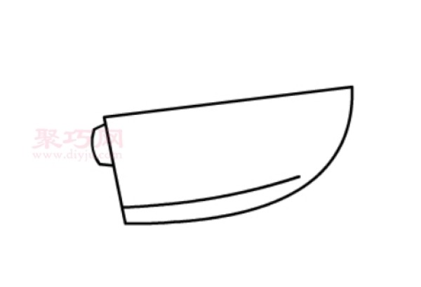 Children draw a kitchen knife. Let’s learn how to draw a kitchen knife together.