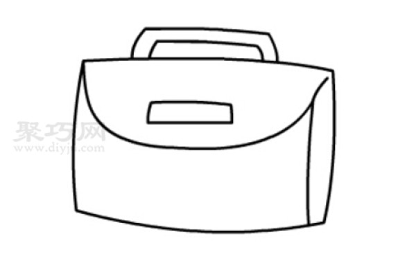 How to draw a briefcase to look good. Learn how to draw a briefcase with simple strokes.