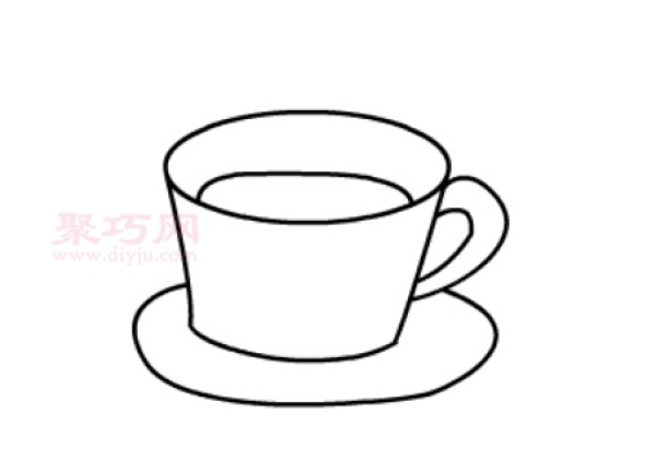 Coffee simple drawing tutorial simple and beautiful