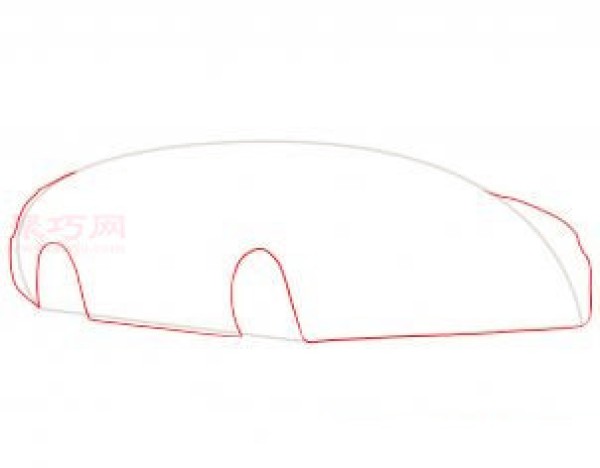 How to draw a convertible sports car with simple strokes for children. Teach you how to draw a convertible sports car with simple strokes.