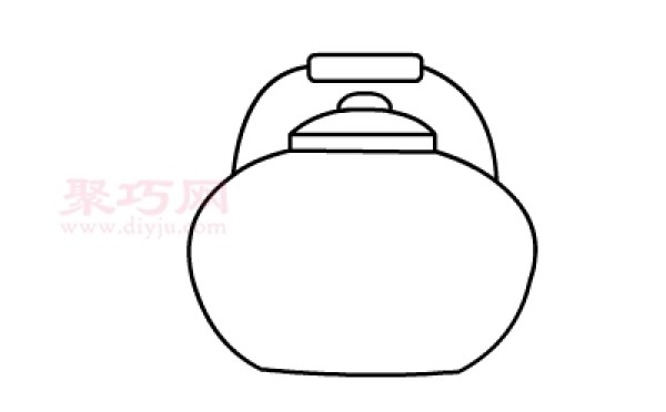 How to draw a kettle simple and beautiful. Let’s take a look at the simple steps of drawing a kettle.