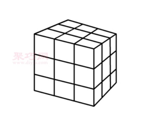 How to Draw a Rubiks Cube Simple Drawing Tutorial of a Rubiks Cube