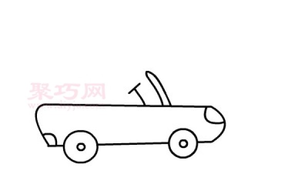 How to draw a sports car simple and beautiful