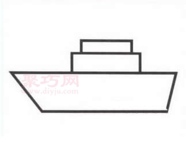 How to draw a boat the easiest way to draw a boat simple steps