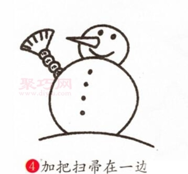 How to draw a snowman to look good. Steps to draw a snowman in simple strokes.