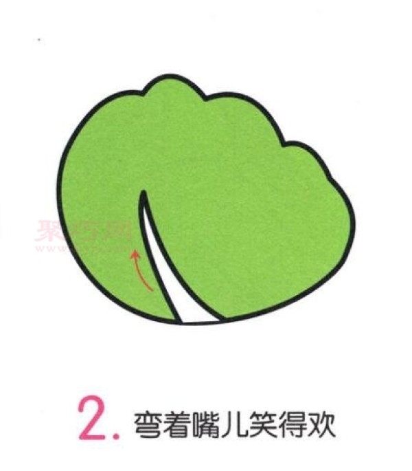 6 simple steps to draw cabbage