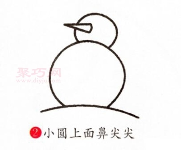 How to draw a snowman to look good. Steps to draw a snowman in simple strokes.