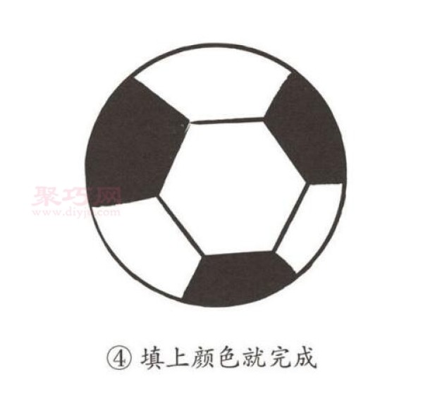 Football simple drawing tutorial simple and beautiful