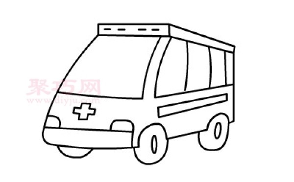 How to draw an ambulance simply and beautifully. Teach you step by step how to draw a simple ambulance.