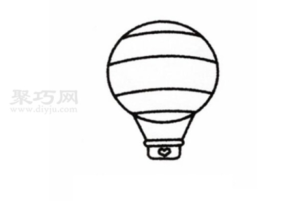 How to draw a hot air balloon for children. Let’s learn how to draw a hot air balloon with simple strokes.