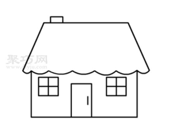 How to draw a small house beautifully and easily. Learn how to draw a small house with simple strokes.