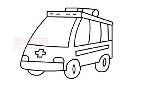 How to draw an ambulance simply and beautifully. Teach you step by step how to draw a simple ambulance.