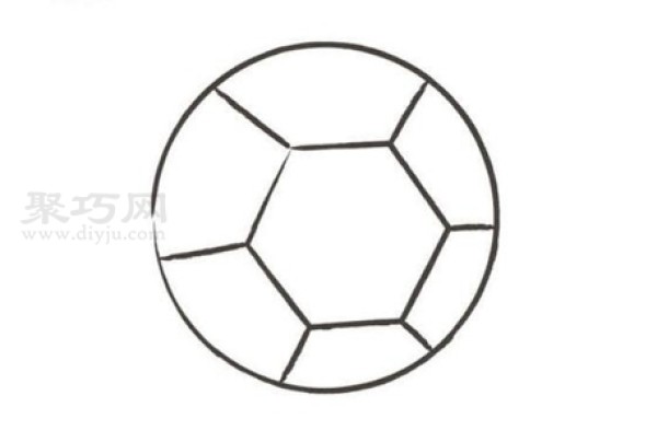 Football simple drawing tutorial simple and beautiful