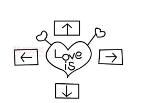 A simple way to draw a love heart for children. Learn how to draw a love heart with simple strokes.