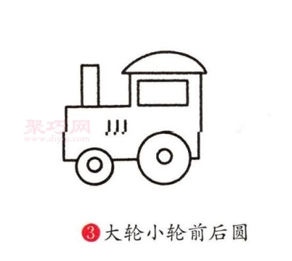 How to draw a tractor the simplest step by step drawing of a tractor