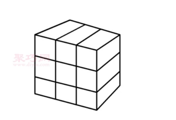 How to Draw a Rubiks Cube Simple Drawing Tutorial of a Rubiks Cube