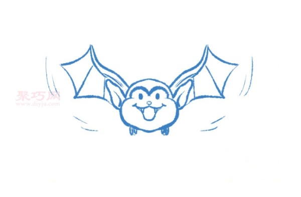 How to draw a simple and beautiful Halloween bat. Simple drawing tutorial of a Halloween bat