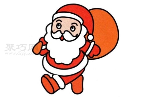 How to draw Santa Claus to look good. Learn the steps to draw Santa Claus in simple strokes.