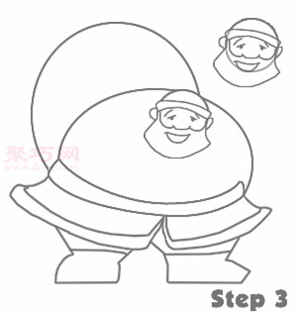 How to draw a simple drawing of Santa Claus for children. Teach you how to draw a simple drawing of Santa Claus.