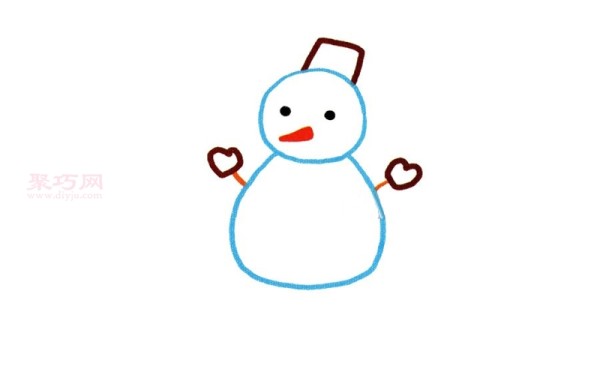 How to draw a snowman simply and beautifully. Learn how to draw a snowman with simple strokes.