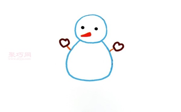 How to draw a snowman simply and beautifully. Learn how to draw a snowman with simple strokes.