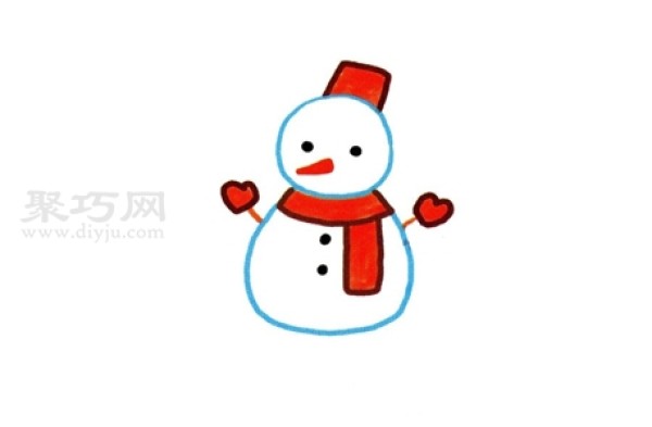 How to draw a snowman simply and beautifully. Learn how to draw a snowman with simple strokes.