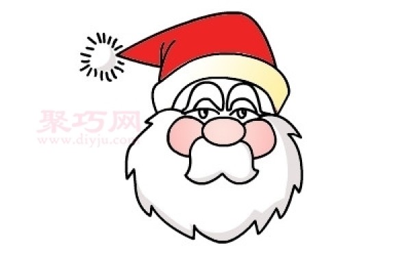 How to draw Santa Claus for children. Learn how to draw Santa Claus with simple strokes.