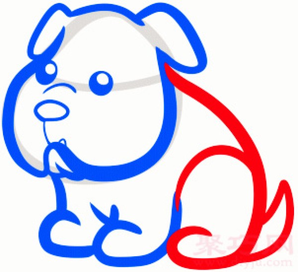 How to draw a bulldog dog with simple strokes for young children. Teach you how to draw a bulldog dog with simple strokes.