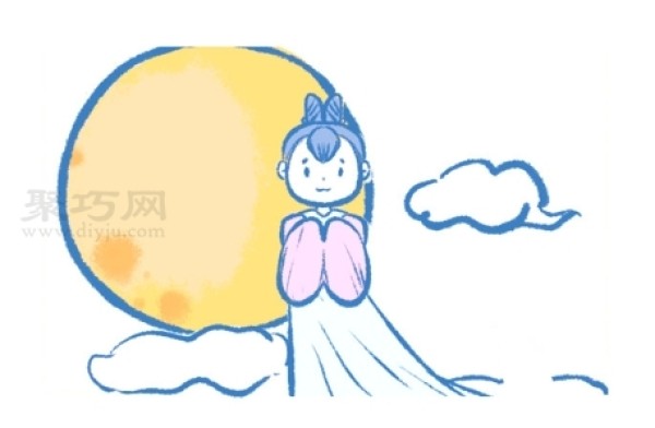 How to draw Chang'e during the Mid-Autumn Festival, which is beautiful and simple. Lets learn how to draw Chang'e during the Mid-Autumn Festival with simple strokes.