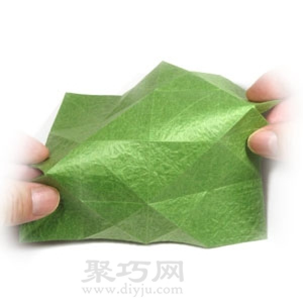 How to make origami lucky four leaf clover