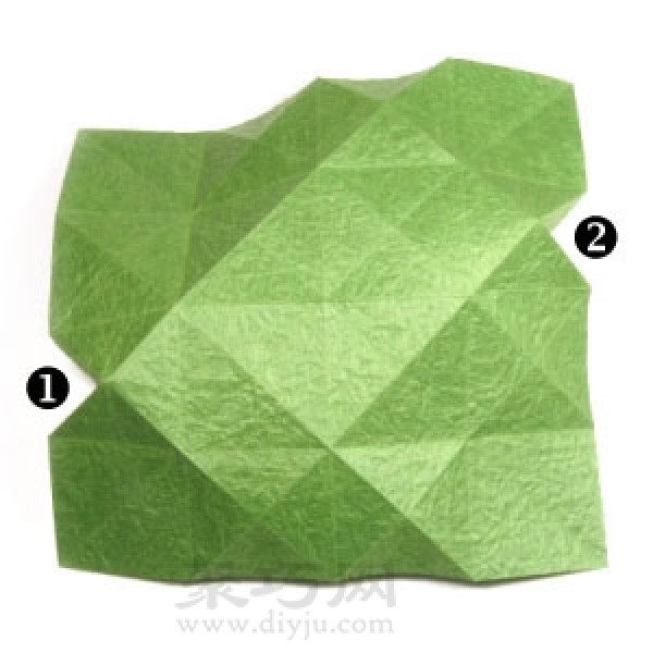 How to make origami lucky four leaf clover