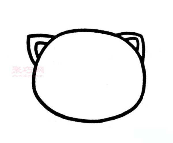 Tutorial on how to draw a cats head. Lets learn how to draw a cats head in simple strokes.