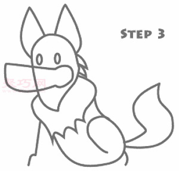 How to draw a simple wolf dog for children. Teach you how to draw a simple wolf dog.