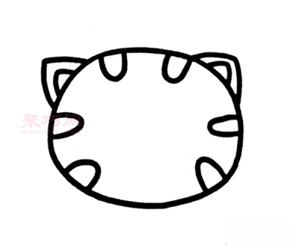 Tutorial on how to draw a cats head. Lets learn how to draw a cats head in simple strokes.